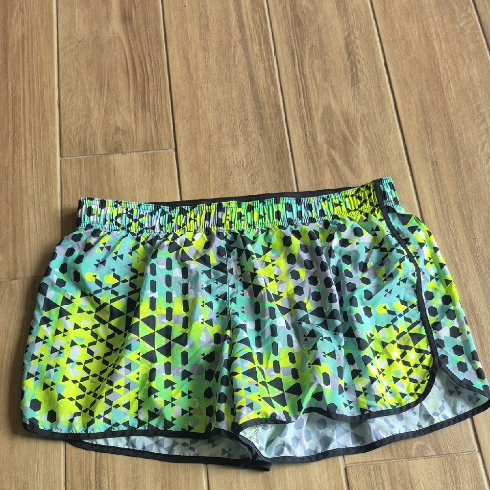 Victorias Secret Vibrant Geometric Patterned Shorts